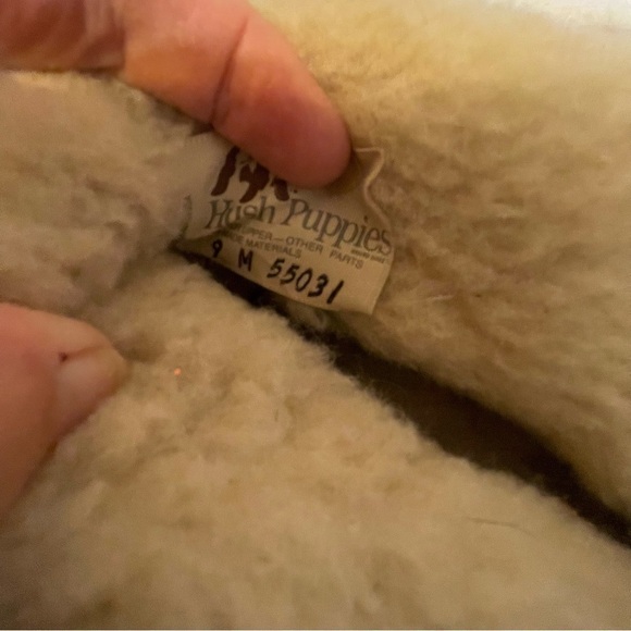 Women’s HUSH PUPPIES Beige Suede Fur Lined Boots - Picture 2 of 6